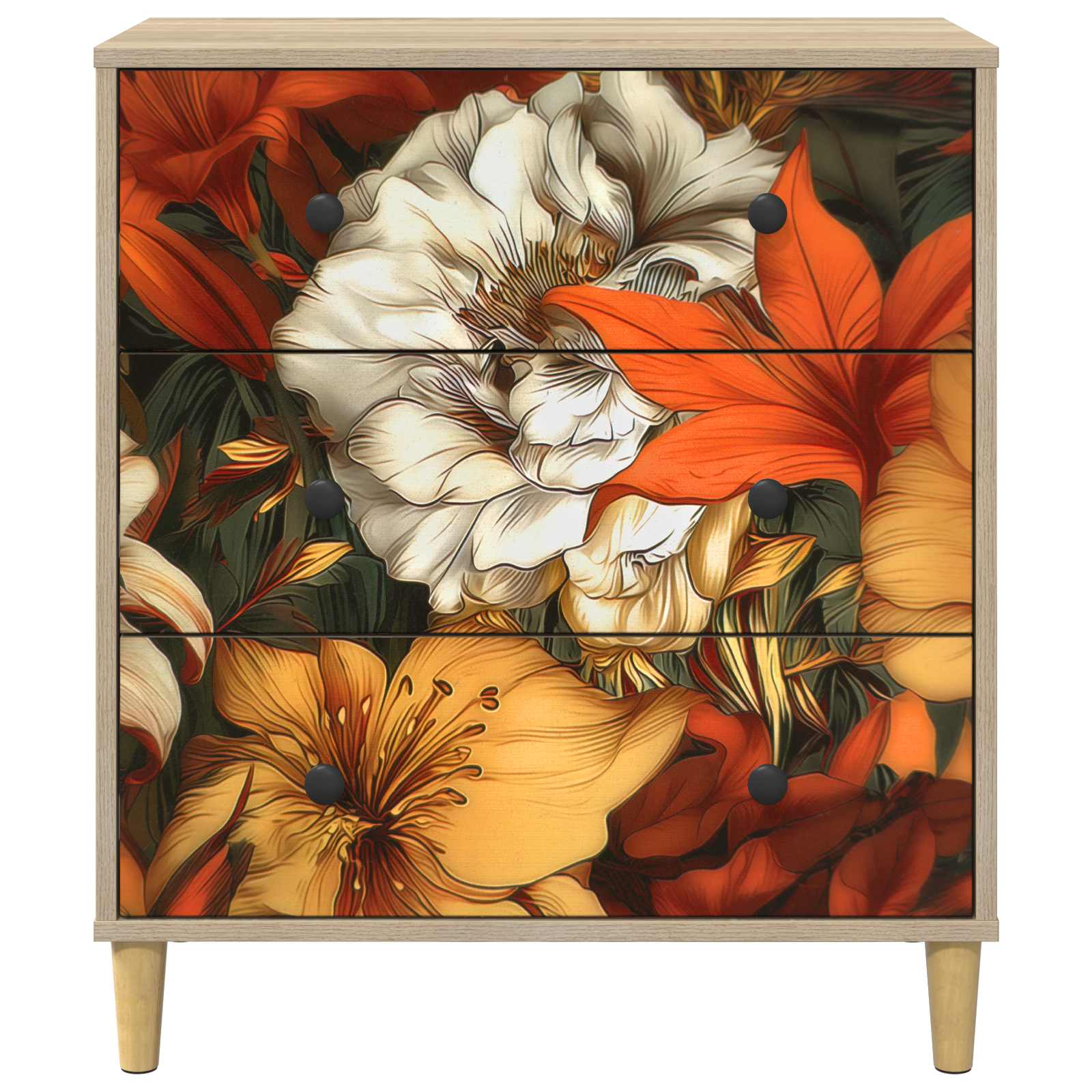 Laukkaava GENNEP Liljatulostus 66 x 36,5 x 75 cm Tekninen puu - Image 5