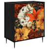 vidaXL &Otilde;hupoli GENNEP Liilia mustris 66 x 36,5 x 76 cm Tehispuit