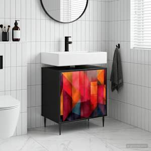 Kopalniška omarica HEESCH Črni hrast 60 x 40 x 61 cm