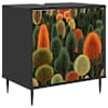 vidaXL Vannitoa kapp ZAANDAM Must tamm 60 x 40 x 61 cm Tehispuit