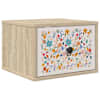 vidaXL Seinale kinnitatav &ouml;&ouml;kapp MAINZ Sonoma tamm 36 x 33 x 25 cm