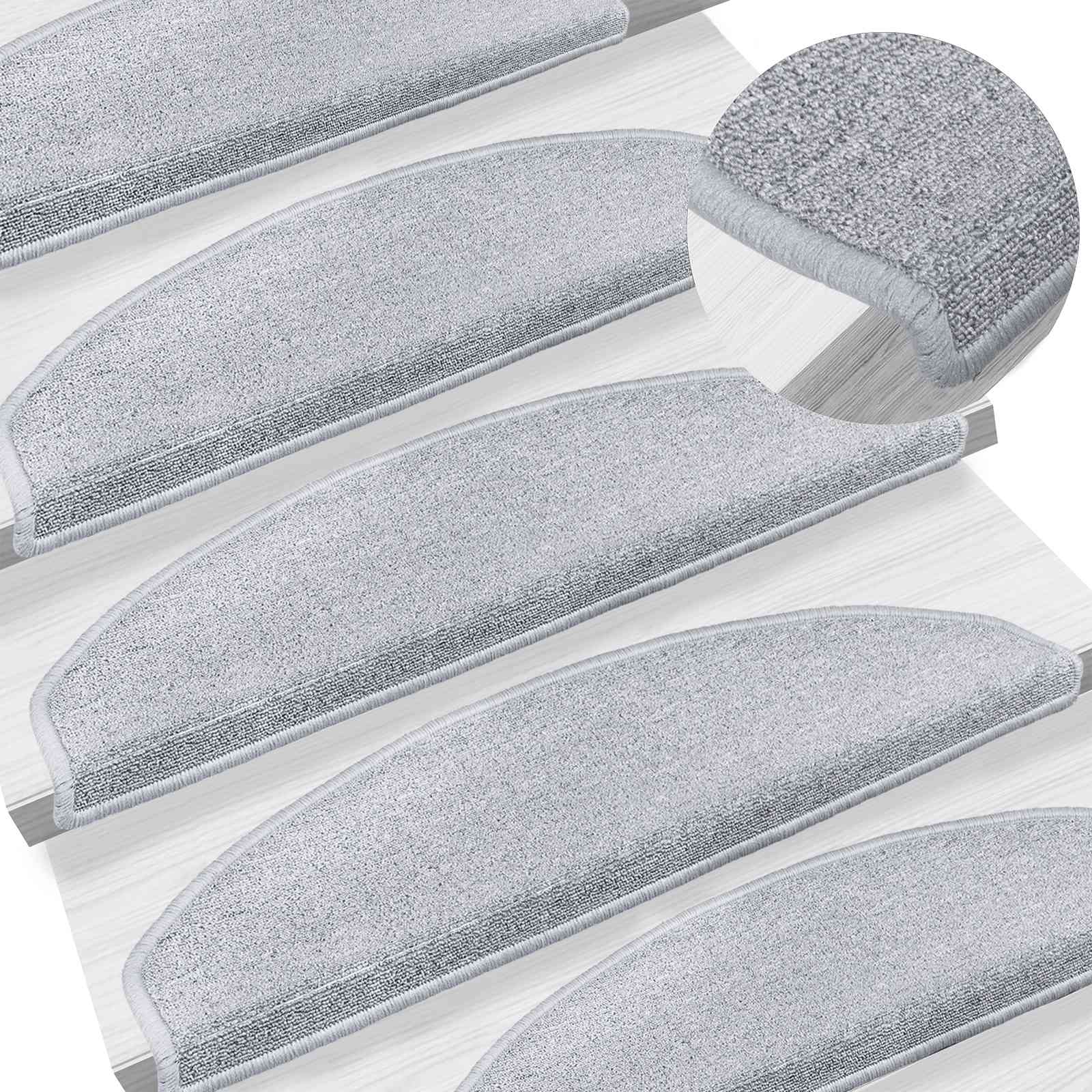 Zelfklevende Trapmatten 15 pcs Lichtgrijs 80 x 24,5 x 3,5 cm image 2
