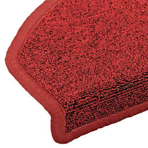 Samolepicí schodové rohože 15 pcs Červená 80 x 24,5 x 3,5 cm - obrázek 7
