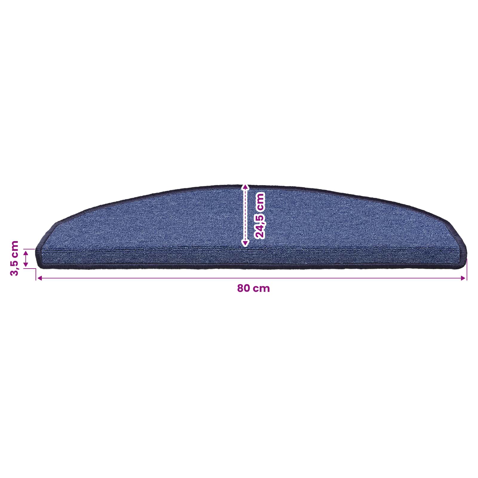 Zelfklevende Trapmatten 15 pcs Blauw 80 x 24,5 x 3,5 cm image 9