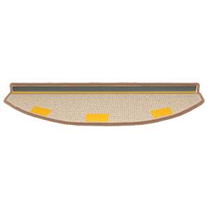 Samolepicí schodové rohože 15 pcs Hnědá 80 x 24,5 x 3,5 cm - obrázek 5