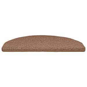 Samolepicí schodové rohože 15 pcs Hnědá 80 x 24,5 x 3,5 cm - obrázek 4