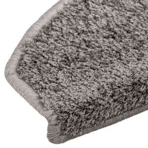 Samolepicí schodové rohože 15 ks 80 x 24,5 x 3,5 cm Šedá - obrázek 8