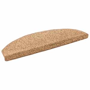 vidaXL Iseliimuvad treppimatid 15 tk 80 x 24,5 x 3,5 cm Beež