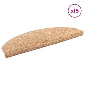 Samolepicí schodové rohože 15 ks 80 x 24,5 x 3,5 cm Zlatá - obrázek 3