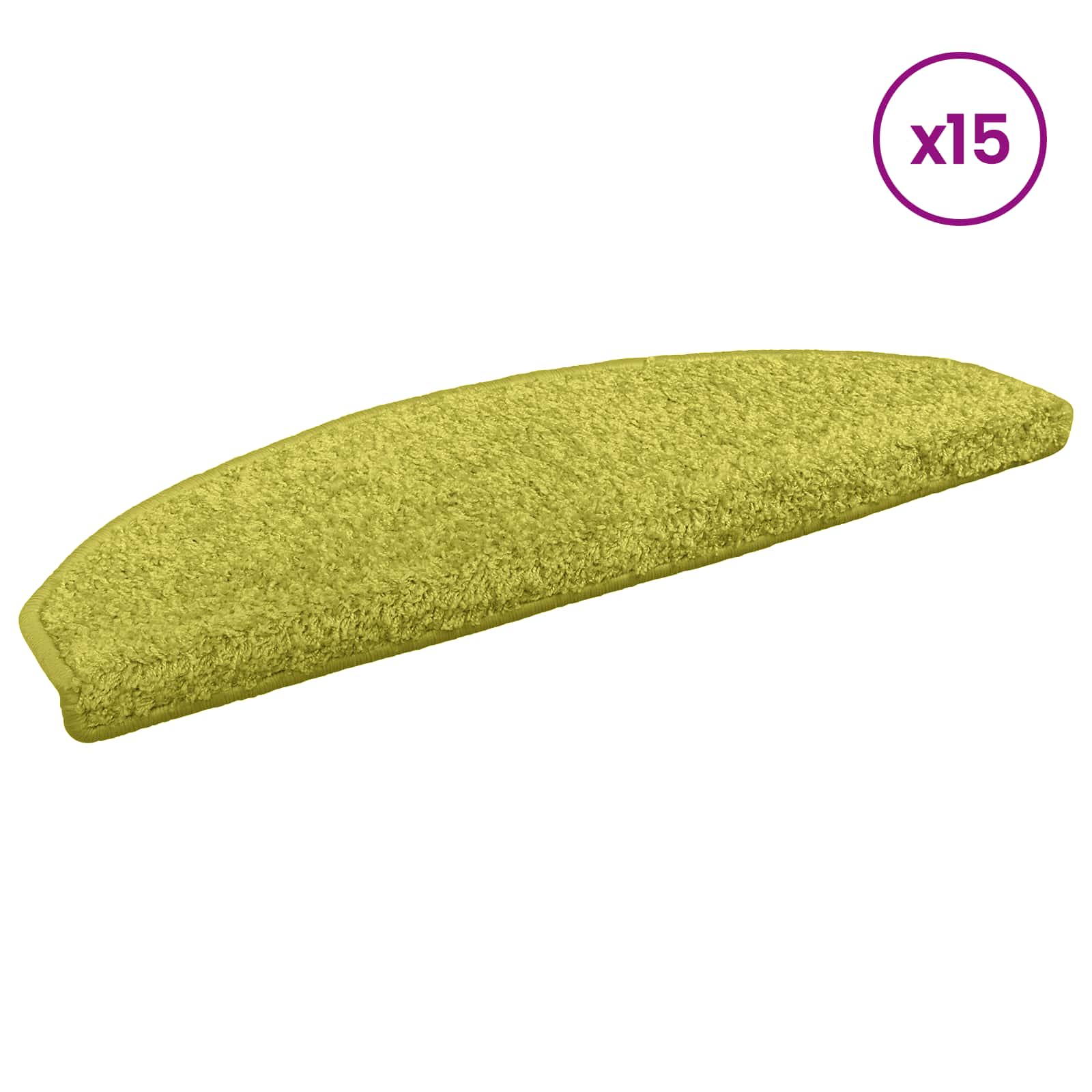 Zelfklevende Trapmatten 15 pcs Groen 80 x 24,5 x 3,5 cm image 3