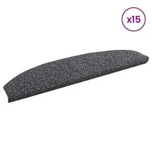 Samolepicí schodové rohože 15 pcs Tmavě šedá 80 x 24,5 x 3,5 cm - obrázek 3