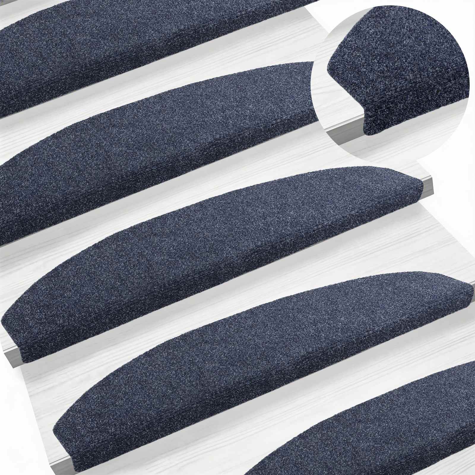 Zelfklevende Trapmatten 15 pcs Blauw 80 x 24,5 x 3,5 cm image 2