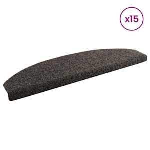 Samolepicí schodové rohože Polokruhový 15 pcs Antracitová - obrázek 3