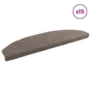 Samolepicí schodové rohože 15 pcs Kávová 80 x 24,5 x 3,5 cm - obrázek 3