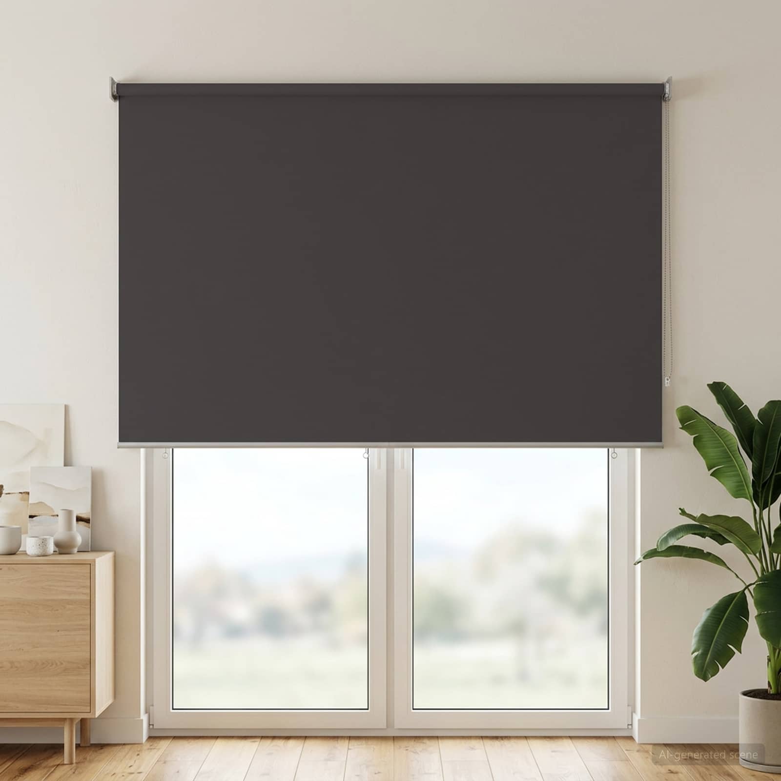 vidaXL Buitenrolgordijn UV-bescherming Antraciet 180 x 230 cm (B x H), foto 2