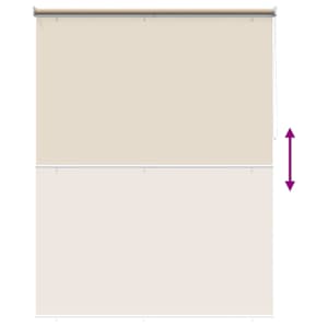 Rolety UV ochrana Béžová 160 x 140 cm Polyester - obrázek 8