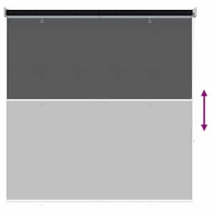 Rolety UV ochrana Černá 100 x 230 cm Polyester - obrázek 8