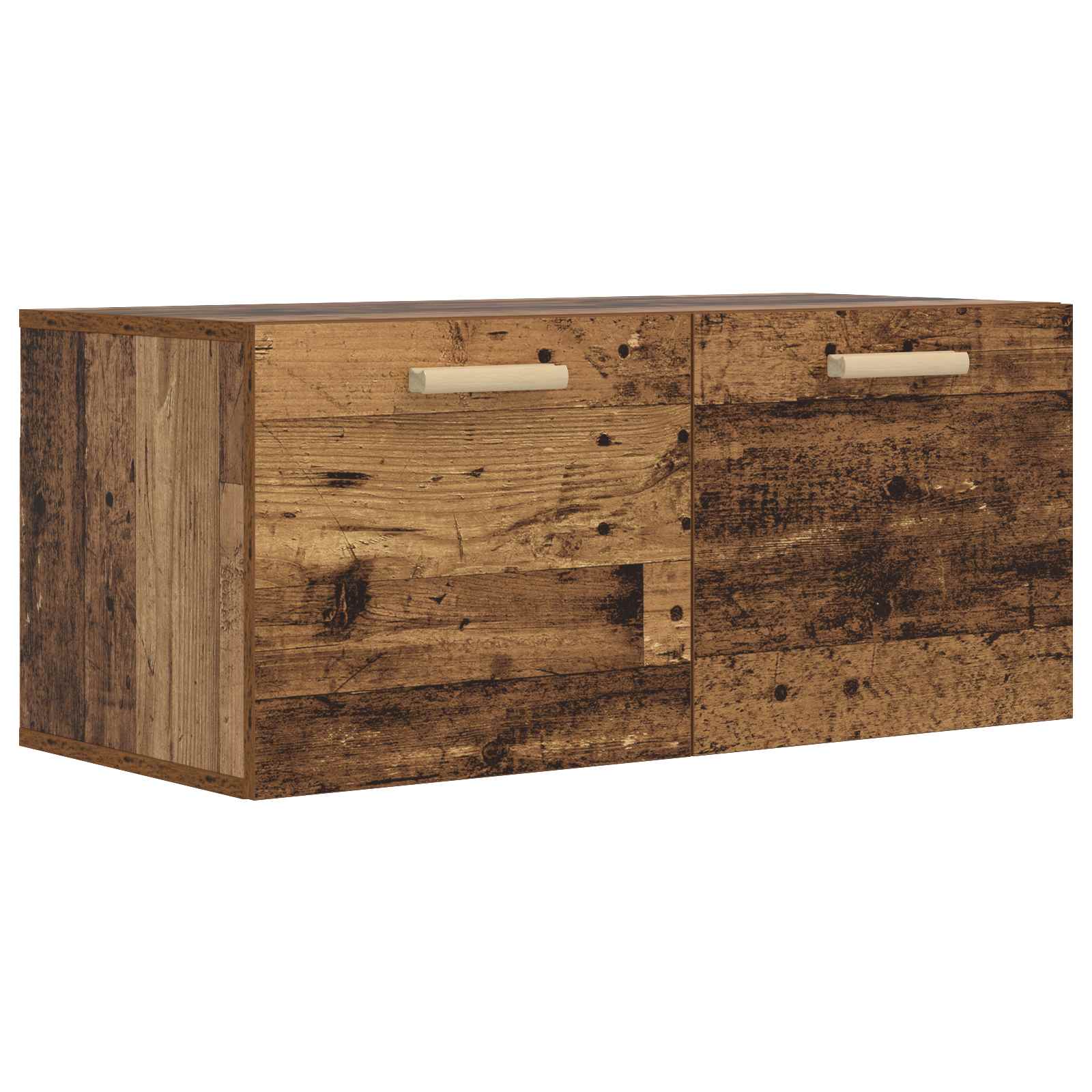 vidaXL Dulap de perete Montare pe perete Lemn vechi 80 x 36,5 x 35 cm