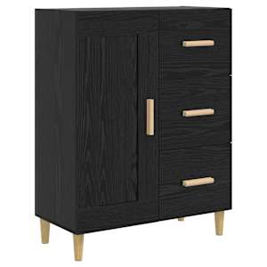 Servírovací skříň Černý dub 69,5 x 34 x 90 cm Kompozitní dřevo - obrázek 1