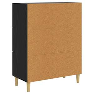 Servírovací skříň Černý dub 69,5 x 34 x 90 cm Kompozitní dřevo - obrázek 4