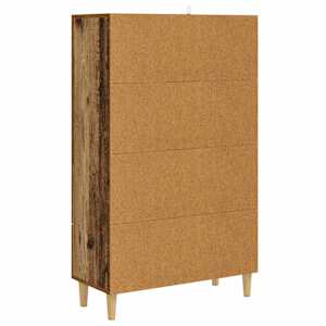 Vysoký bufet Staré dřevo 70 x 31 x 115 cm Kompozitní dřevo - obrázek 4