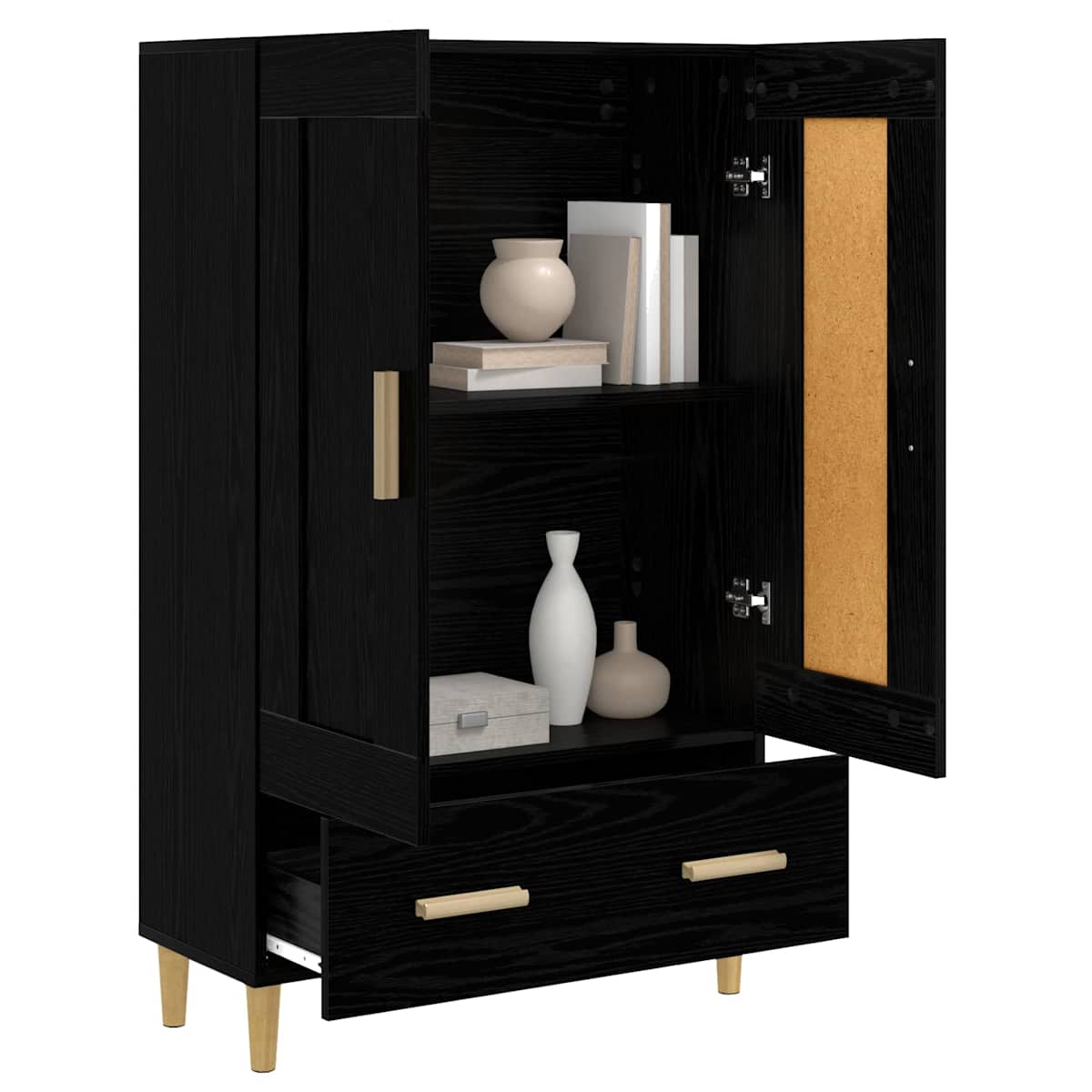 Highboard 70 x 31 x 115 cm Konstrueret træ - Billede 3