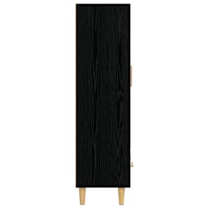 Vysoký bufet Černý dub 70 x 31 x 115 cm Kompozitní dřevo - obrázek 3