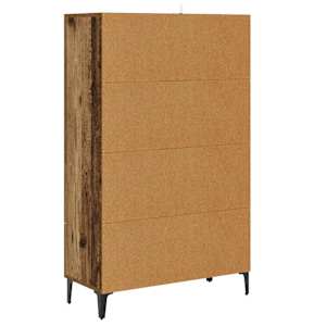 Vysoký bufet Staré dřevo 70 x 31 x 115 cm Kompozitní dřevo - obrázek 6
