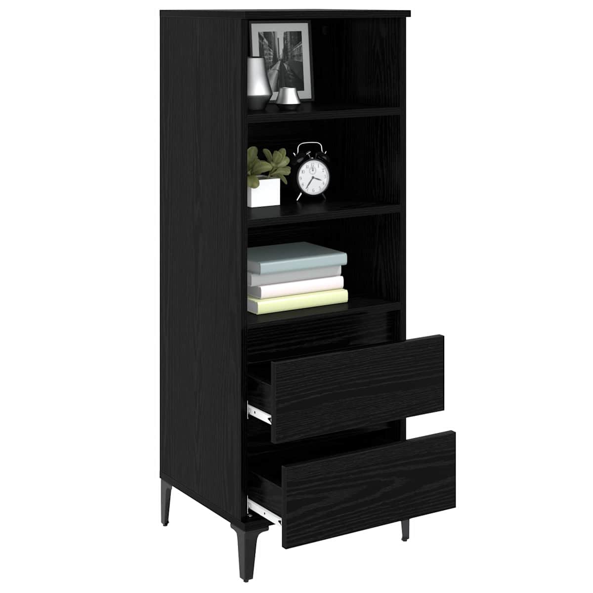 Highboard 40 x 36 x 110 cm Konstrueret træ - Billede 3