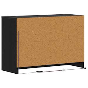 Televizní skříň 91 x 34 x 61 cm Černý dub Kompozitní dřevo - obrázek 4