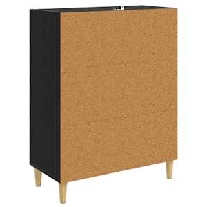Servírovací skříň Černý dub 69,5 x 34 x 90 cm Kompozitní dřevo - obrázek 4