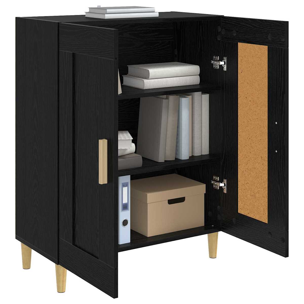 Sideboard 69,5 x 34 x 90 cm Konstrueret træ - Billede 3