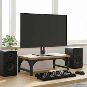 Stojan na monitor Dub artisan 37 x 23 x 14 cm PB