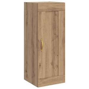 vidaXL Seinekapp Artisan tamm 34,5 x 34 x 90 cm Tehispuit