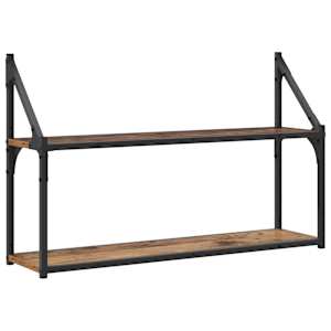 Stenska polica Montaža za steno Star les 80 x 21 x 51 cm
