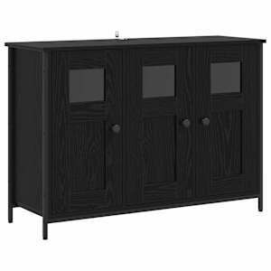Servírovací skříň Černý dub 100 x 35 x 70 cm Kompozitní dřevo