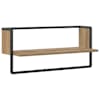 vidaXL Seinariiul Seinale kinnitav Artisan tamm 65 x 25 x 30 cm