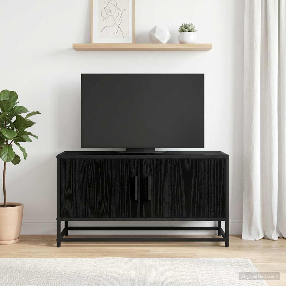 TV-skab 80 x 34,5 x 40 cm Konstrueret træ