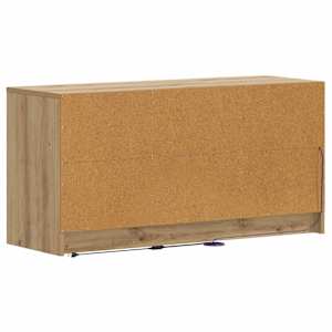 Televizní skříň 100 x 34 x 50 cm Dub artisan Kompozitní dřevo - obrázek 4