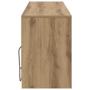 Televizní skříň 100 x 34 x 50 cm Dub artisan Kompozitní dřevo - obrázek 3