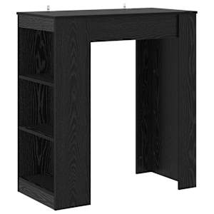vidaXL Baarilaud 95 x 47 x 103,5 cm Tehispuit Must tamm