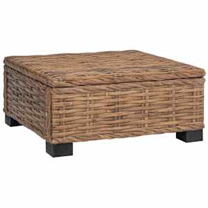 vidaXL Kohvilaud GENDT Looduslik rattan Naturaalne 67 x 60 x 30 cm