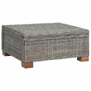vidaXL Kohvilaud GENDT Looduslik rattan Kubu Hall 67 x 60 x 30 cm