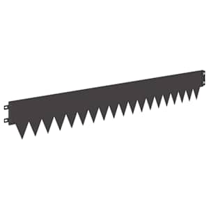 Okraj trávníku 20 pcs 103 x 15 cm kov Černá - obrázek 6