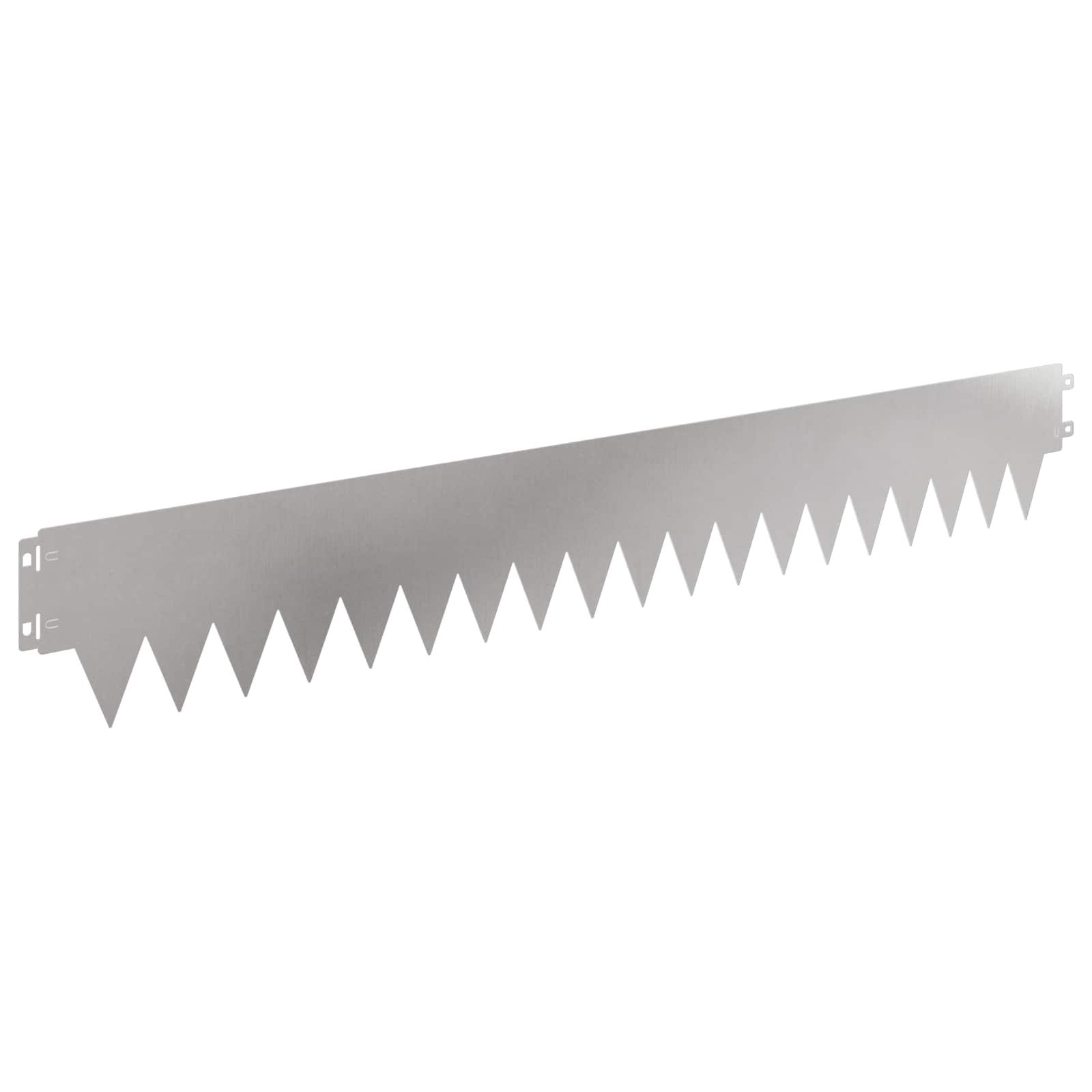 vidaXL Robovi trave 50 pcs 103 x 15 cm jeklo Srebrna - slika 2