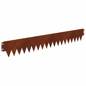 vidaXL Murupiire 20 tk 103 x 15 cm Teras Rooste