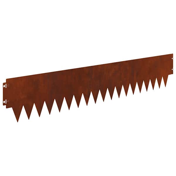 vidaXL Murupiire 10 tk 103 x 20 cm Teras Rooste