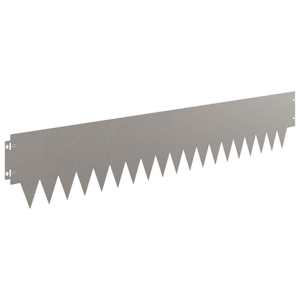 Okraj trávníku 10 pcs 103 x 20 cm kov Rezavá - obrázek 5