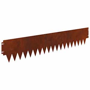 vidaXL Murupiire 20 tk 103 x 20 cm Teras Rooste