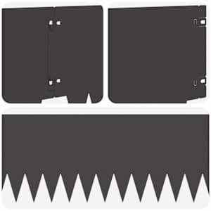 Okraj trávníku 10 pcs 103 x 25 cm kov Černá - obrázek 7